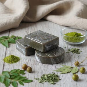 Moringa Neem & Sidr Soap – Herbal Acne Control Bar for Clear Skin